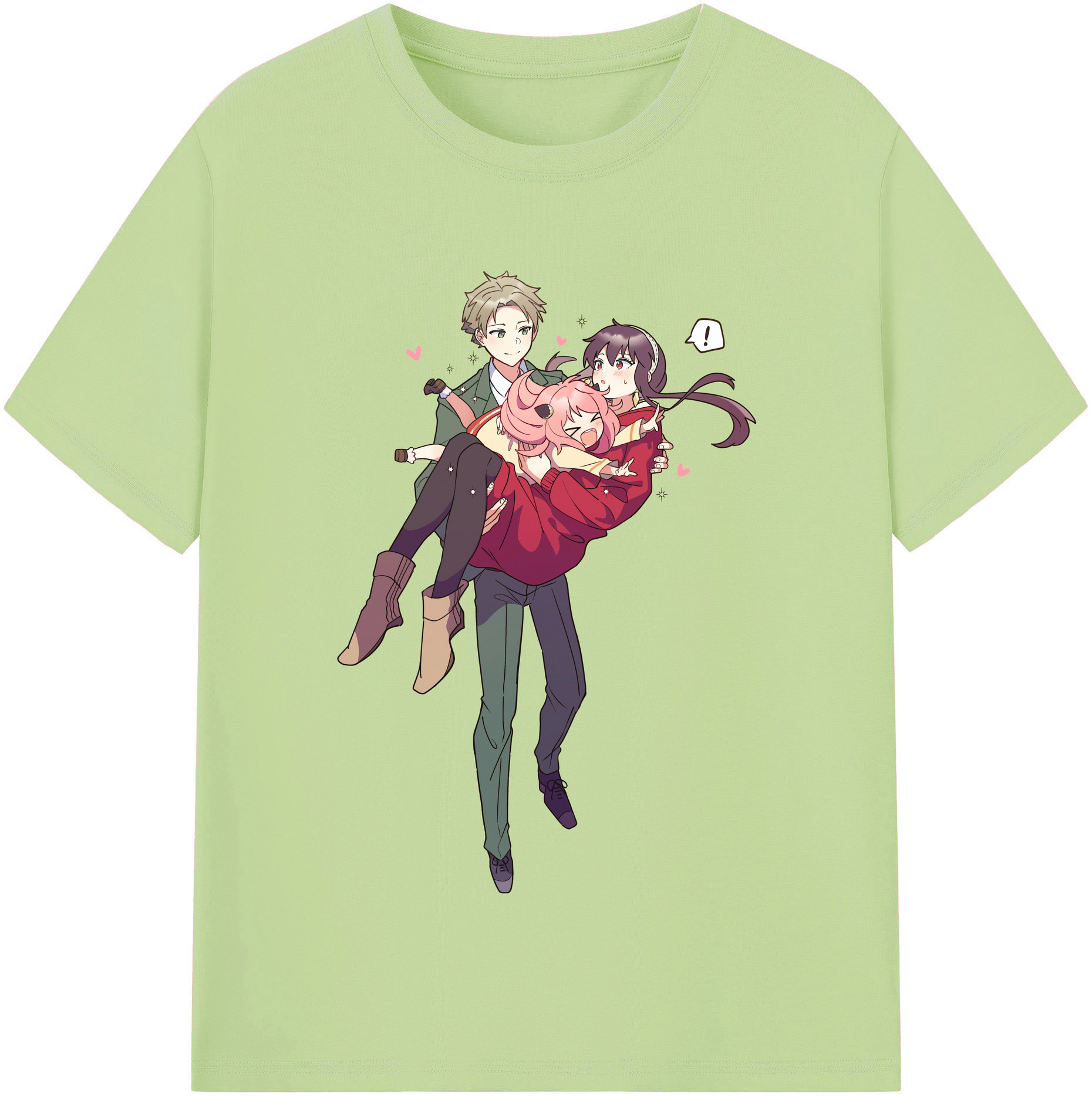 （画像用） SPY×FAMILY间谍家家酒 綿100％半袖Tシャツ（フロントプリント）